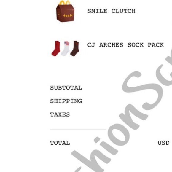 Travis Scott x Cactus Jack x McDonald’s sock pack - Picture 4 of 10